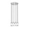Z-Lite Arden Chandelier, 11-Light, 24 In.W x 12 In.H, Brushed Nickel/Clear 651P-11R-BN - alternate 6